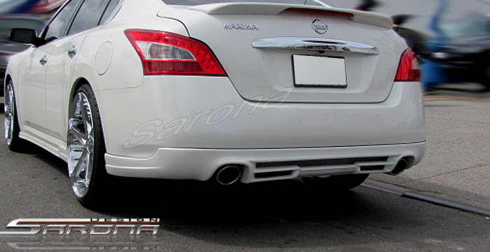 Custom Nissan Maxima Rear Add-on  Sedan Rear Lip/Diffuser (2009 - 2015) - $490.00 (Part #NS-001-RA)